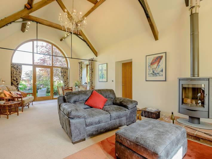 Log cabin for 2 people, with Garden in Nottinghamshire