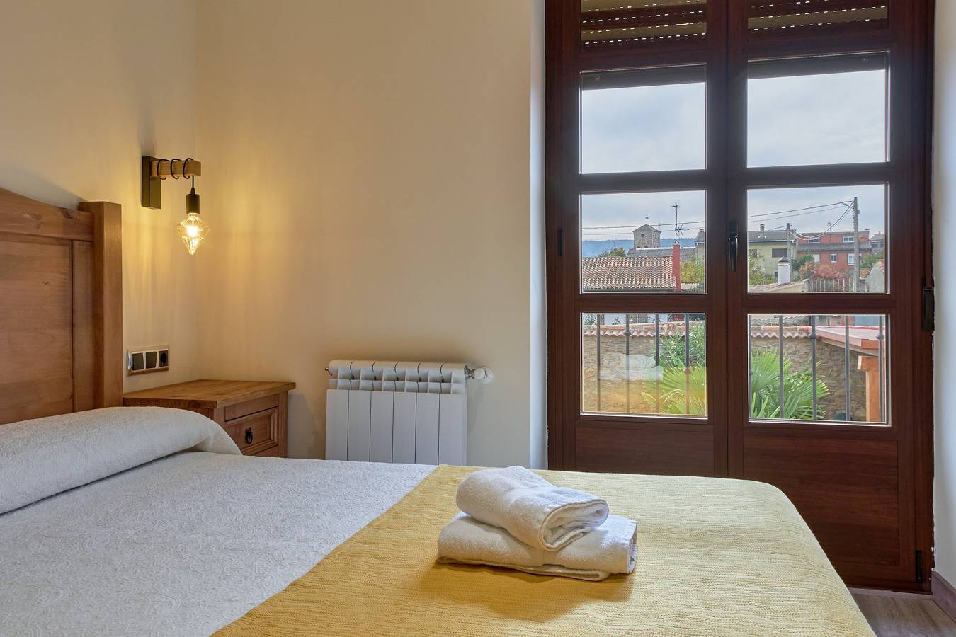 Zimmer 'Habitacion 3' mit Gemeinschaftspool, Gemeinschaftsterrasse und Wi-Fi in Ferreras de Abajo, Zamora Provinz