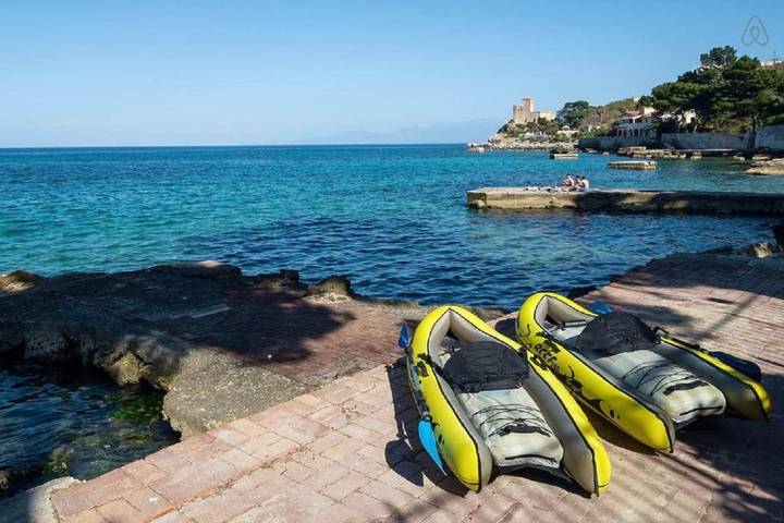 Location de vacances pour 10 personnes, avec Balcon et Terrasse ainsi que Jardin et Piscine à Santa Flavia - 3