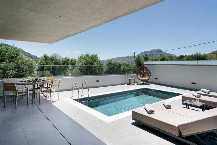 Location de vacances pour 4 personnes, avec Balcon et Terrasse ainsi que Piscine et Vue à Plakias - 3