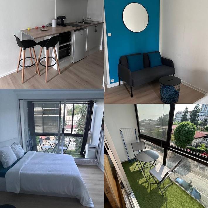 Gîte pour 2 personnes, avec balcon et vue dans Office De Tourisme De Royat Chamalieres - 3