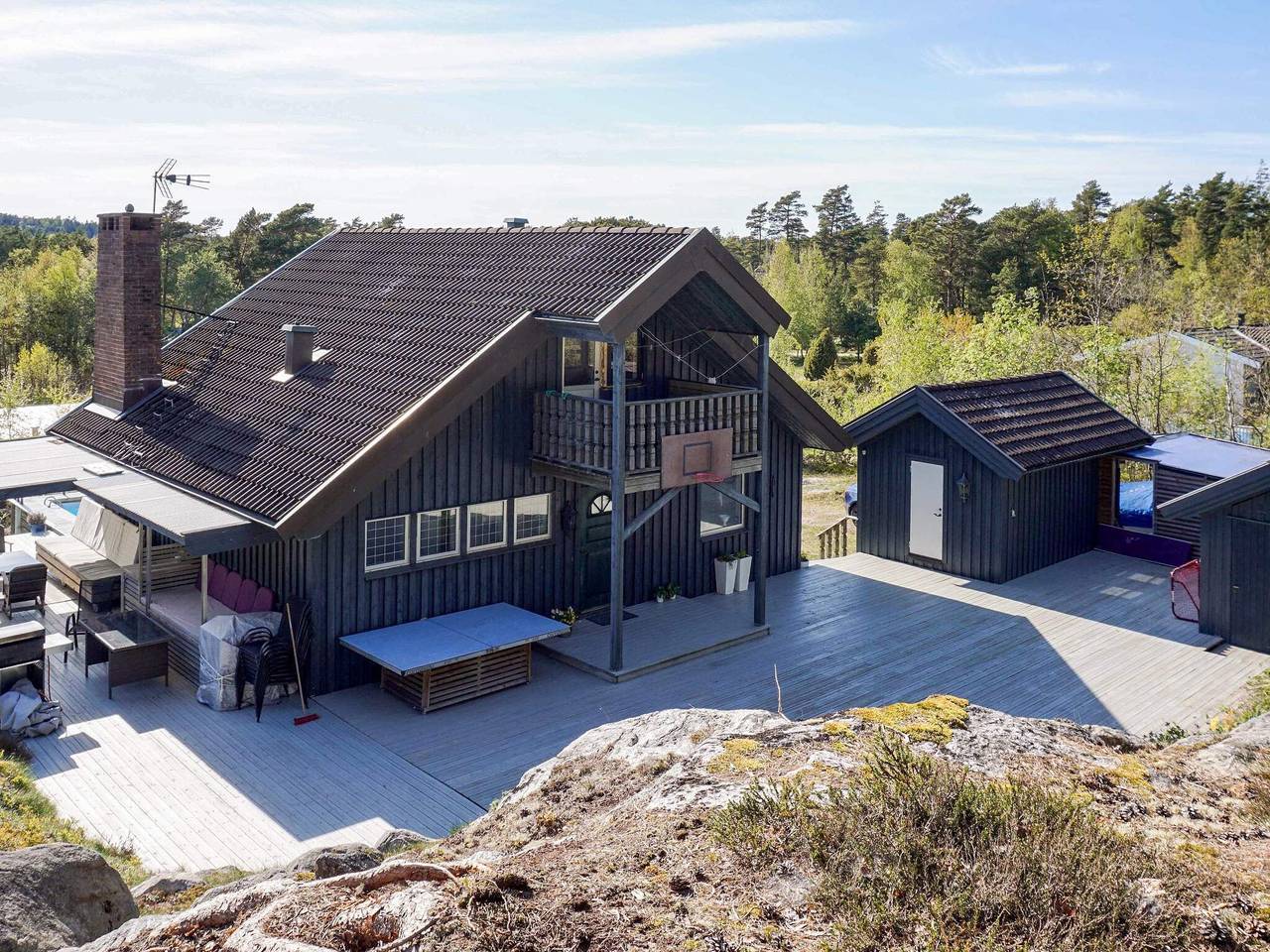Hus för 8 Personer, med pool och balkong