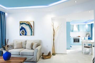 Gîte pour 2 personnes, avec balcon et vue dans Karpathos