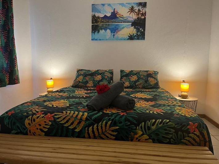 Gîte pour 2 personnes, avec jardin ainsi que terrasse et vue dans Huahine - 2