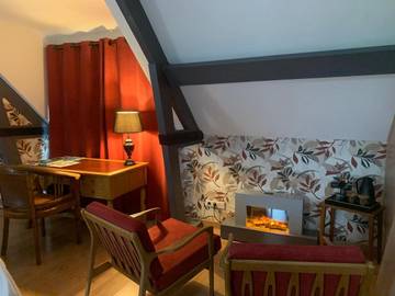 Chambre d’hôte pour 4 personnes, avec jardin et vue à Morgny-la-Pommeraye