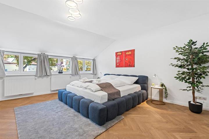 Ferienhaus für 16 Personen, mit Pool und Garten sowie Ausblick und Sauna, kinderfreundlich in Wien - 4