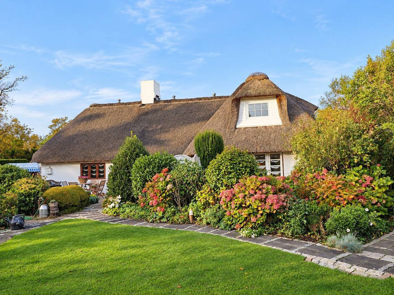 Ganze Wohnung, Ferienunterkunft Dünenrose in Westerland mit Terrasse und Gartenblick in Tinnum, Sylt (Gemeinde)
