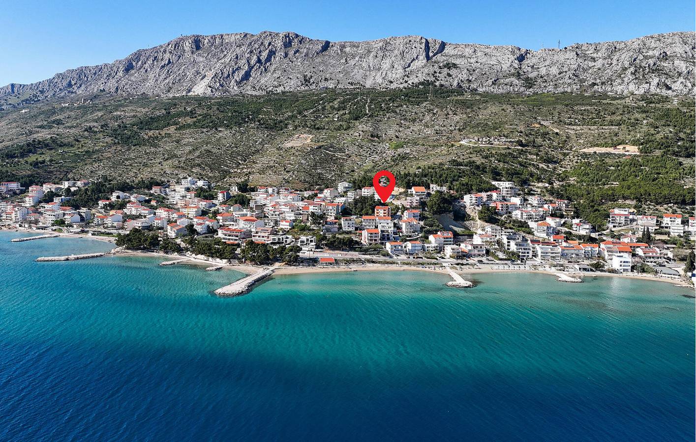 Cały apartament wypoczynkowy, Apartament wakacyjny dla 3 osób z taras in Dugi Rat, Żupania splicko-dalmatyńska