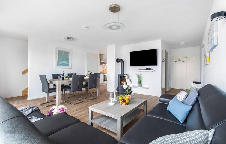 Ferienhaus mit Meerblick für 5 Personen, mit Sauna und Whirlpool sowie Terrasse in Schlei - 3