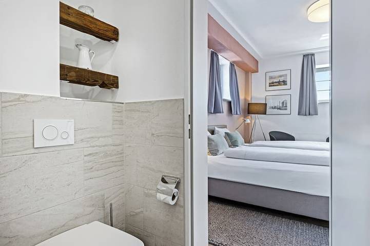 Appartamento intero, Tolles Ferienapartment mit Balkon in Toplage im Hafen der Hansestadt Wismar in Wismar, North-West Mecklenburg (Wismar region)