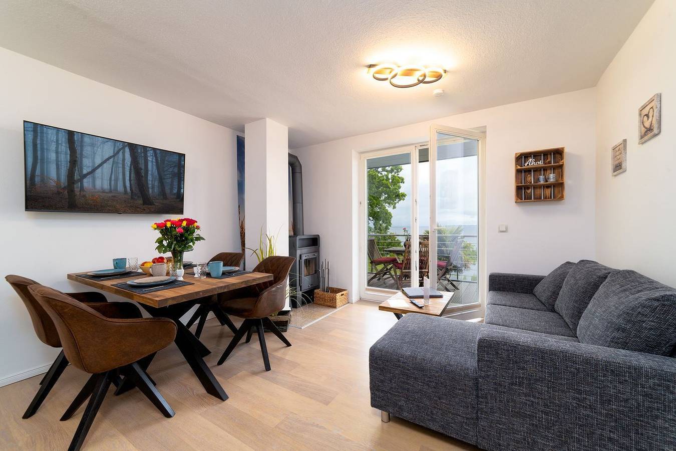 Appartement entier, Fewo Sonnenschein - Fireplace, Sauna, Sea View in Sassnitz, Parc national Jasmund