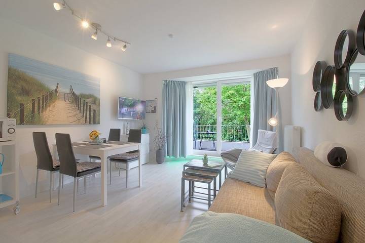 Ferienwohnung für 4 Personen, mit Balkon und Sauna in Dorum