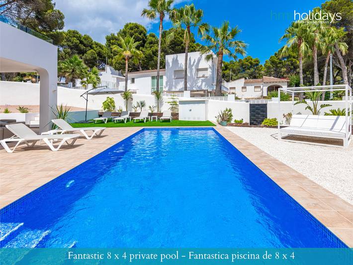 Villa für 6 Personen, mit Garten und Balkon in Moraira - 2