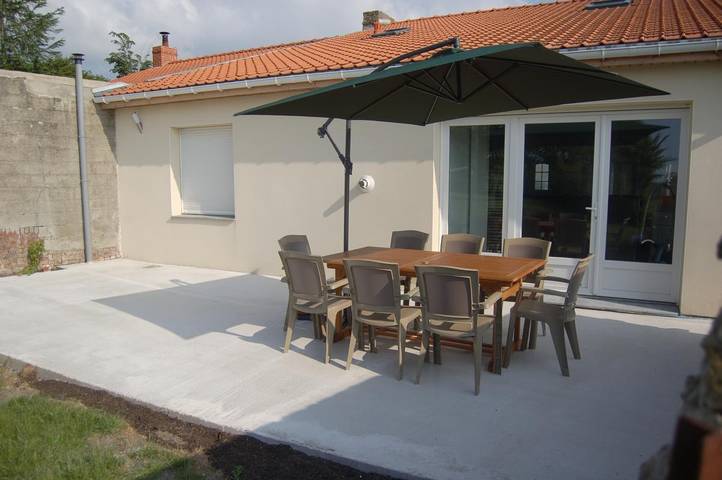 Gîte pour 7 personnes, avec terrasse et jardin sur la Côte d'Opale