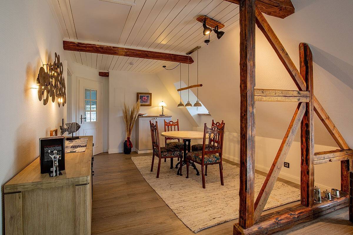 Ganze Wohnung, Ferienwohnung Rapunzel" mit Gemeinschaftsgarten und Wlan in Pellworm, Nordseeküste