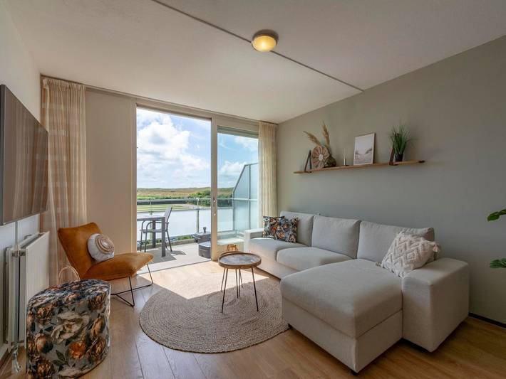 Vakantieappartement voor 4 personen, met tuin en balkon, met huisdier in Groote Keeten