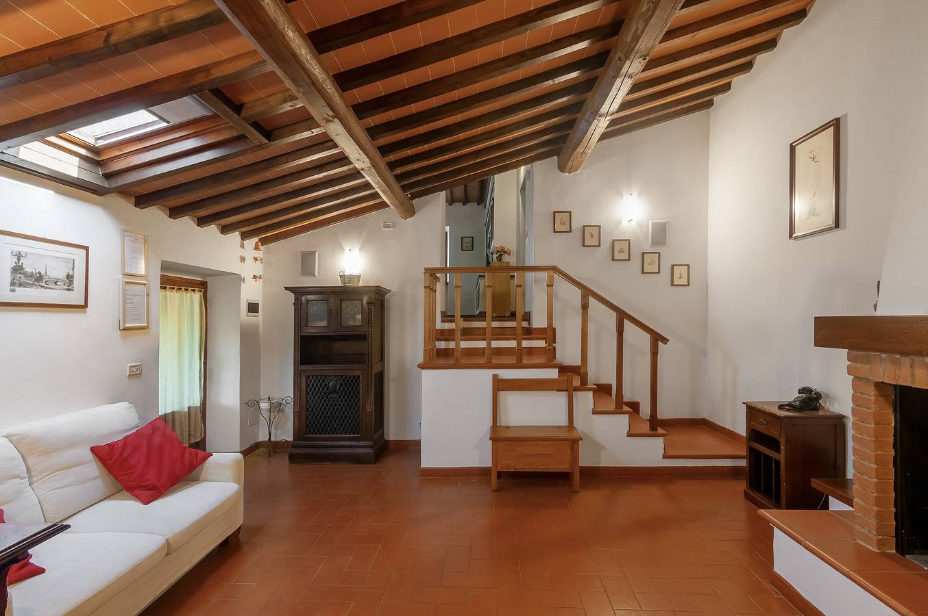 Appartement entier, Maison principale avec vue sur les collines du Chianti et piscine in Greti, Chianti