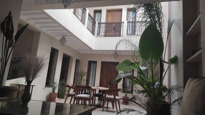 Alojamiento y desayuno para 2 personas, con terraza en Marrakech