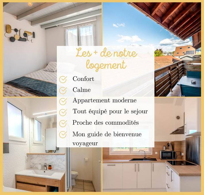 Gîte pour 4 personnes, avec balcon et vue à Saint-Pierre-en-Faucigny - 3