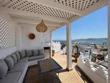 Villa pour 7 personnes, avec vue et terrasse, animaux acceptés à Tanger