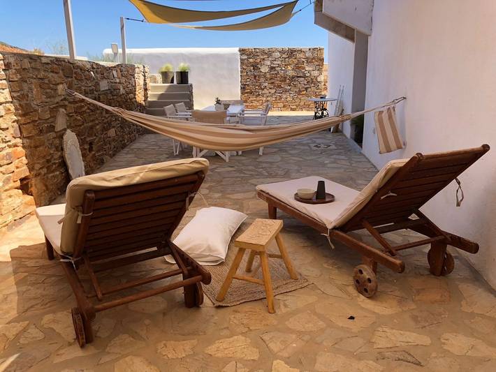 Villa pour 4 personnes, avec terrasse ainsi que vue sur l’océan et jardin dans Antiparos - 3