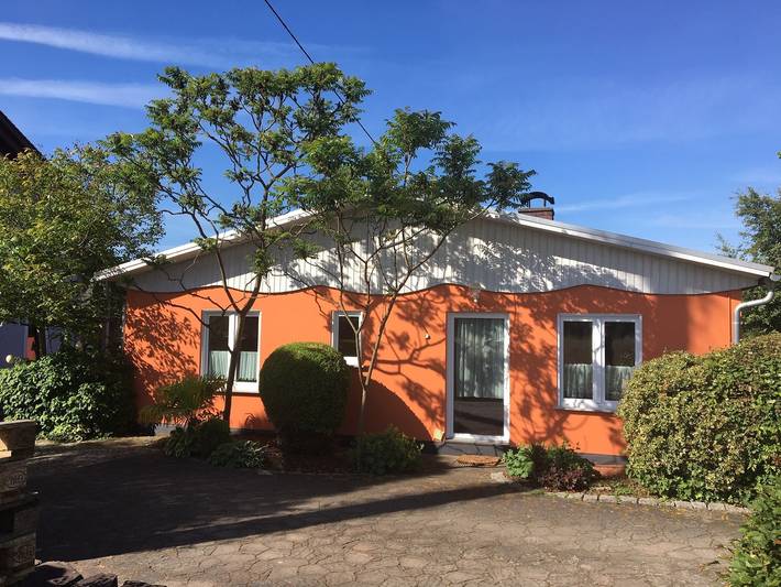 Ferienwohnung für 4 Personen, mit Garten und Ausblick