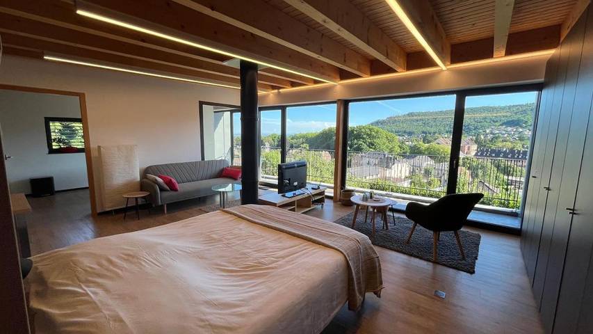 Gîte pour 5 personnes, avec vue ainsi que piscine et jardin à Guebwiller - 4