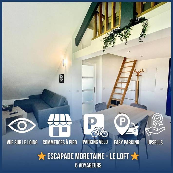 Gîte pour 6 personnes, avec vue sur le lac, animaux acceptés à Moret-sur-Loing