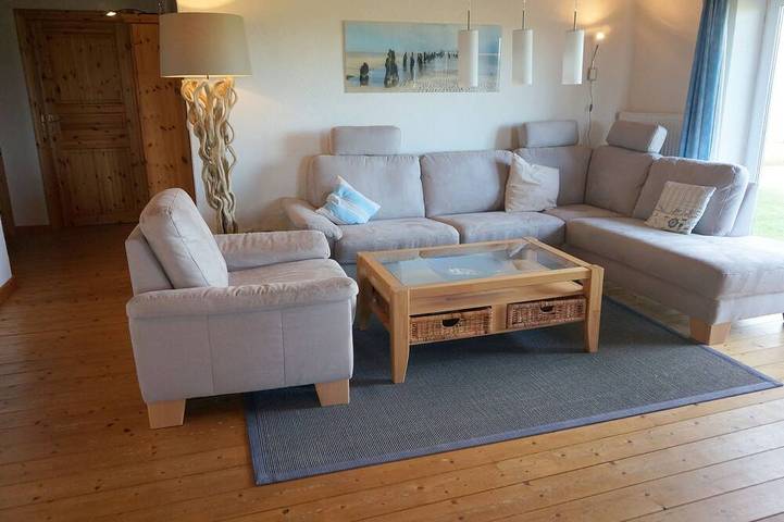 Ganze Wohnung, Friesenhof Schulze-Warft, Ferienwohnung Schluut unter Reet am Nordseedeich in Pellworm, Nordfriesland
