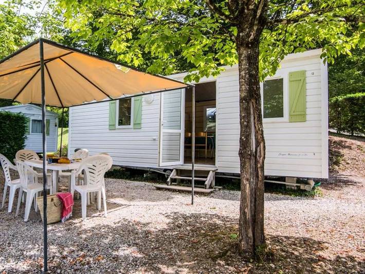 Mobil home pour 4 personnes, avec bassin pour enfant à Laval-de-Cère - 2