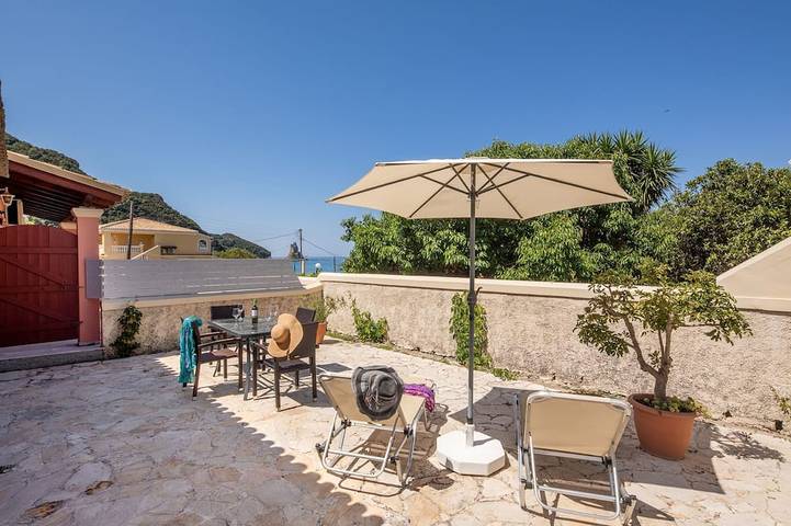 Gîte pour 5 personnes, avec Terrasse et Jardin à Corfou