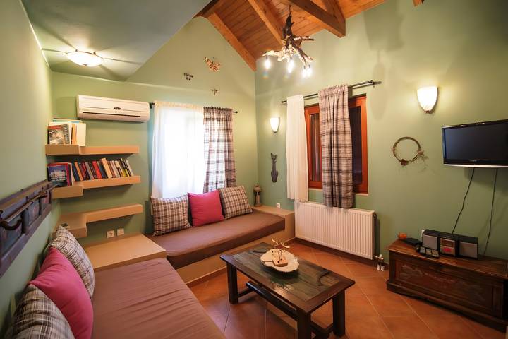 Appartement de vacances pour 4 personnes, avec Balcon et Jardin en Grèce
