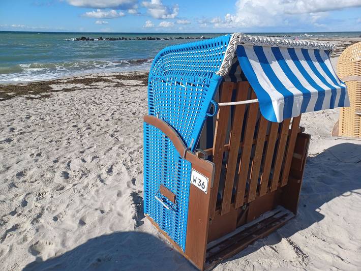 Ferienwohnung für 4 Personen, mit Terrasse und Seeblick in Fischland