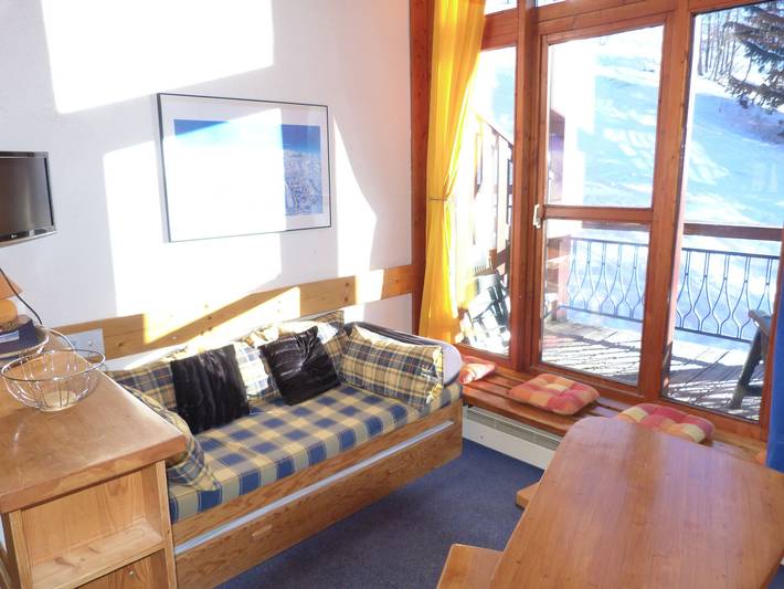 Appartement de vacances pour 5 personnes, avec balcon dans Les Arcs