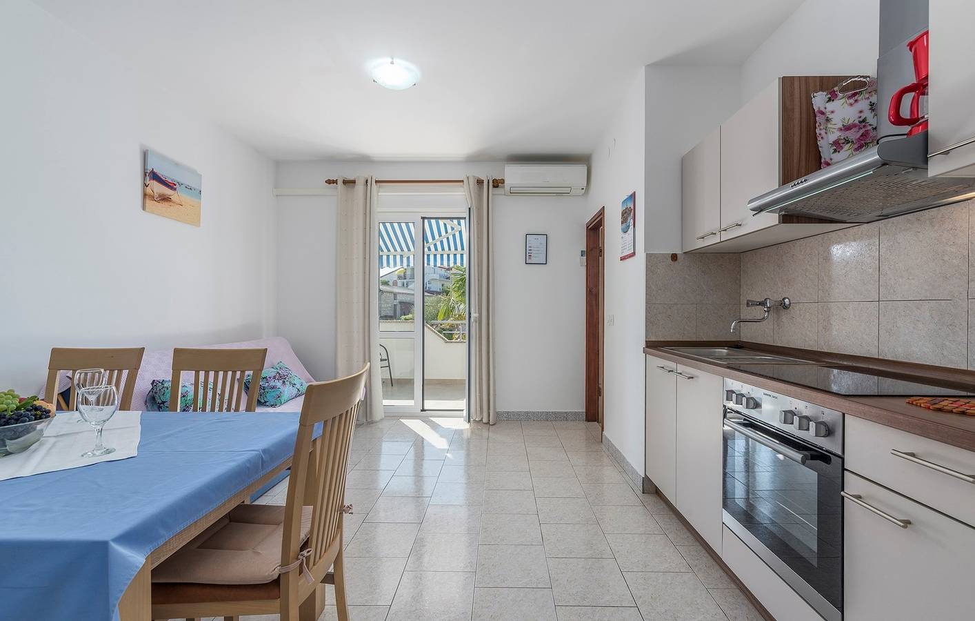 Ganze Wohnung, Apartment Vitas Iii mit Balkon und Meerblick in Funtana, Vrsar-Funtana