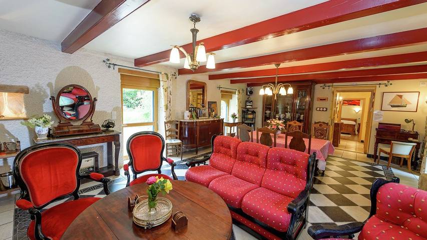 Location de vacances pour 9 personnes, avec piscine et jardin à Plounéour-Trez - 4