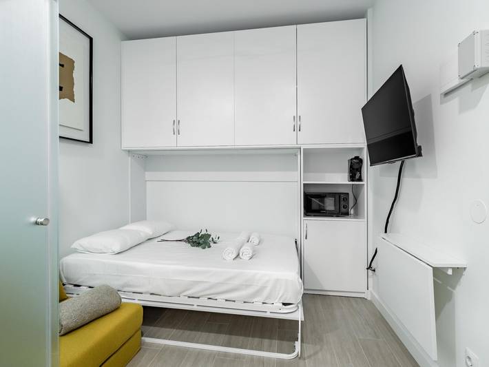 Apartamento estúdio para 2 pessoas, com terraço em Centro (Madrid)