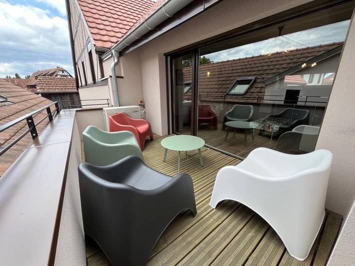 Gîte pour 4 personnes, avec balcon à Ohnenheim - 4