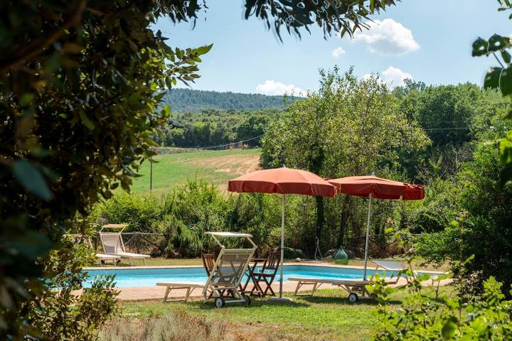 Appartamento per 7 persone, con giardino a Monteriggioni