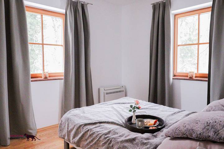 Ferienwohnung für 4 Personen, mit Balkon und Garten sowie Seeblick und Ausblick am Mondsee - 3
