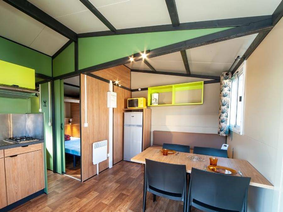 Camping La Maïre - Chalet 2 personas - Cocoon 2 personas 1 habitación 22m² (22m²) in Sérignan, Costa mediterránea (Francia)