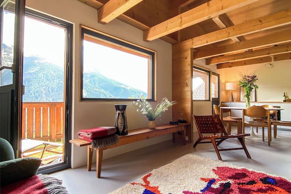 Geheel appartement, Hideaway Chalet Faazihaus in Ruhiger Panoramalage in Bettmeralp, Aletsch Arena