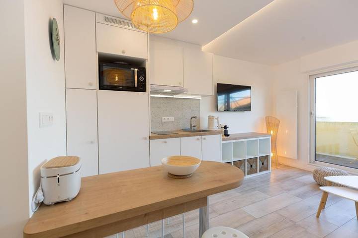 Gîte pour 4 personnes, avec balcon et vue dans Plage Notre-Dame - 4