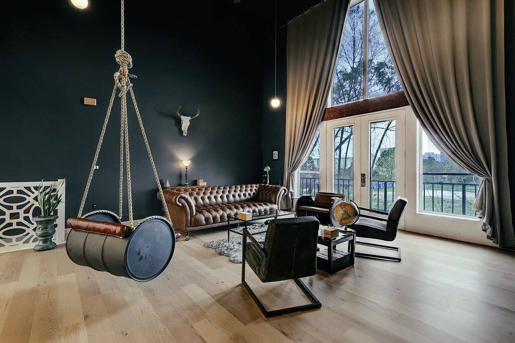 Designer Loft mit Innenschaukel in Houston, Harris County