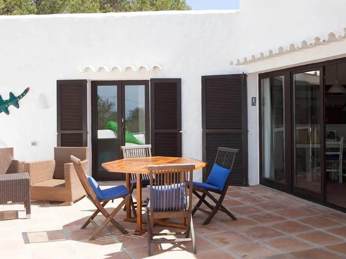 Ferienhaus für 6 Personen, mit Terrasse und Garten auf Formentera