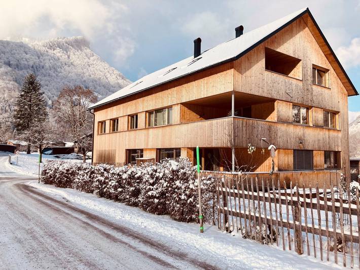 Ganze Ferienwohnung, Hus 56 - Apartment Hangspitze in Bregenzerwald (Vorarlberg), Mellau