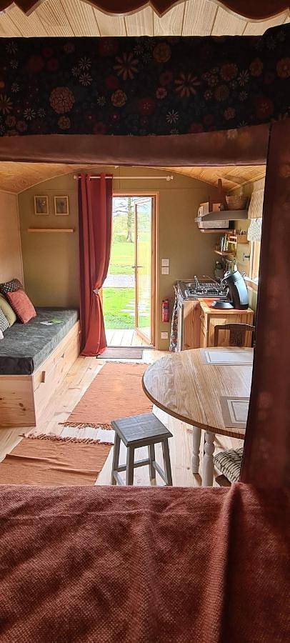 Maison d’hôte pour 3 personnes, avec Terrasse ainsi que Jardin et Vue