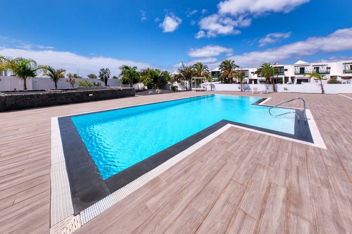 Maison de vacances pour 3 personnes, avec balcon et piscine