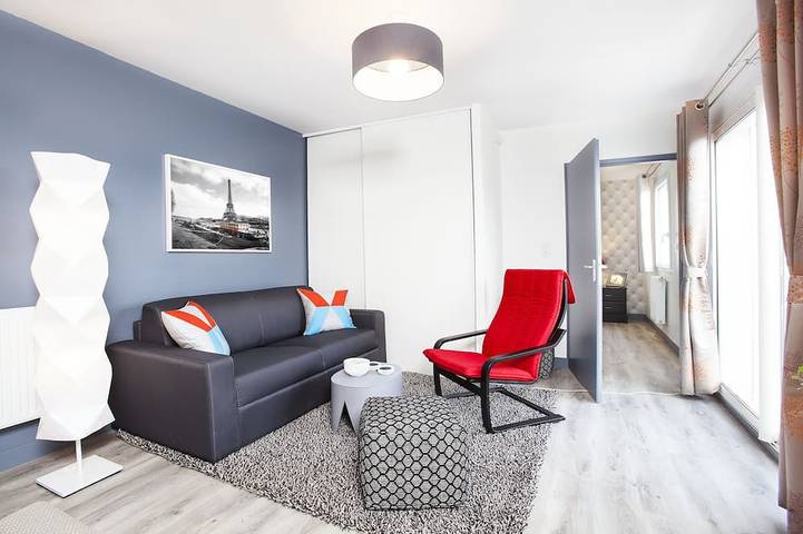 Appartement de vacances pour 6 personnes, avec balcon à Vitry-sur-Seine