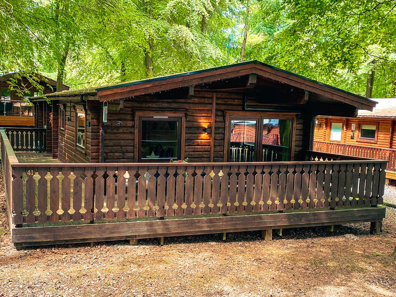 Leafy Hollow Lodge in Legbourne, Lincolnshire